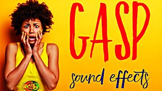 Gasp Sound Effect  Various Human Gasps Breath Sounds  Crowd of People Gasping Air  Royalty Free [upl. by Adelina446]