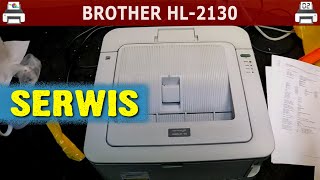 BROTHER HL2130 🖨️ Serwis [upl. by Nairim]