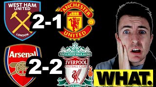 REACTING To PREMIER LEAGUE GAMEWEEK 9 what [upl. by Dowski692]