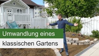 Anlage eines Naturgartens  ein klassischer ReihenhausGarten wird umgewandelt [upl. by Johnny]