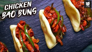 Chilli Chicken Bao Buns  How to make Bao Buns  Chef Varun Inamdar  Get Curried [upl. by Eirb]