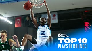 Top 10 Plays EXCITING MOMENTS  Round 3  202425 BKT EuroCup [upl. by Mcdermott]