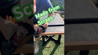 Easy Table Top Made from Scrap Wood diy furniture timelapse [upl. by Rici]