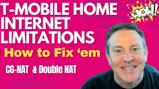 🔴Solving DoubleNAT  CGNAT issue with TMobile Home Internet using Modem Only and Bridge Mode [upl. by Aleuname]