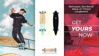 Retrospec Zed Bondi Wave 41quot Pintail Longboard [upl. by Aknayirp]