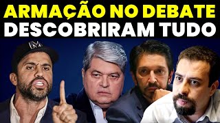 PABLO MARÇAL EXPÕE ARMAÇÃO NO DEBATE COM BOULOS DATENA TABATA E RICARDO NUNES  PREFEITO SP [upl. by Umont]