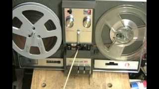 How To Operate the Wollensak 5710 Vintage Reel to Reel Mono Tape Recorder [upl. by Birck583]