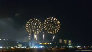 Pattaya 2023 New year Fireworks Celebration  Thailand  HD Journeys [upl. by Cleodell]