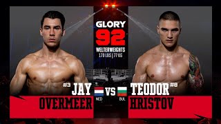 Jay Overmeer v Teodor Hristov  GLORY 92 Rotterdam [upl. by Ahsirt801]