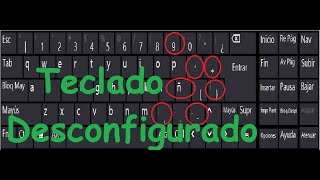 Como Arreglar Teclado desconfigurado 2022 Windows 7  8 81 y 10 [upl. by Enilrahc811]