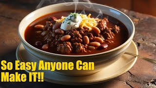 Chili Recipe to WOW Your Family [upl. by Macnamara]