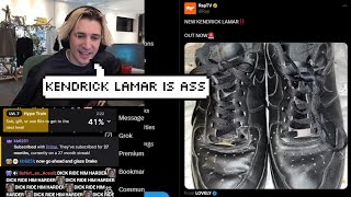 xQc Reacts to Kendrick Lamar  Watch The Party Die [upl. by Giordano]