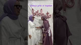 Domuz gribi ol inşallah shotrs gelin bride brides bridetobe wedding hijab [upl. by Raff]