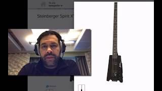 EMG pickups vs Bartolini on a Steinberger Spirit bass [upl. by Marino]