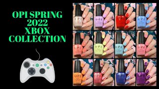 NEW OPI Spring 2022 XBox Collection  Review with Live Swatches amp Comparisons [upl. by Kiehl]