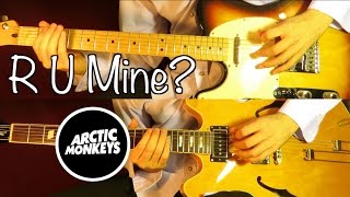 R U Mine  album version  Arctic Monkeys  Guitar Tab Tutorial amp Cover [upl. by Rachel]