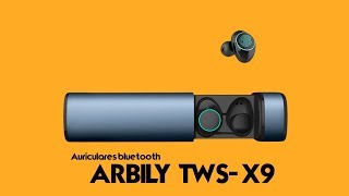 ARBILY TWSX9 review en español  AURICULARES BLUETOOTH [upl. by Kalmick]