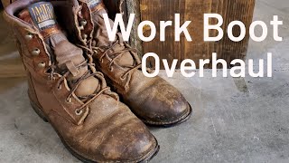 Ariat Boot Resole  Work Boots Get a Makeover [upl. by Yblocaj255]