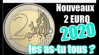 LES PIèces de 2 EURO 2020 Commémoratives [upl. by Mosnar]