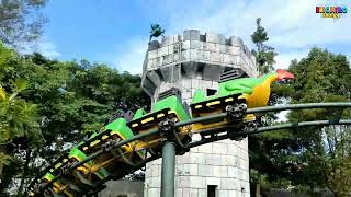 DRAGONS APPRENTICE MAIN ROLLER COASTER NAGA LEGOLAND MALAYSIA JOHOR BAHRU THEME PARK LEGO LAND [upl. by Herwig553]