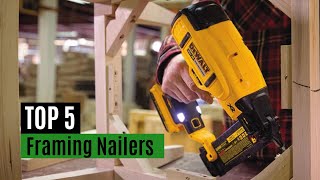 TOP 5 Best Framing Nailers In 2023 Buying Guide [upl. by Leahcim974]