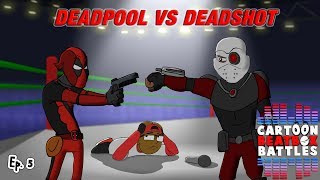 Deadpool Vs Deadshot  Cartoon Beatbox Battles [upl. by Yrelav]