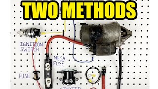 How To Wire a Starter Relay Solenoid and Neutral Safety Switch on Any Car Truck WiringRescue [upl. by Dale656]