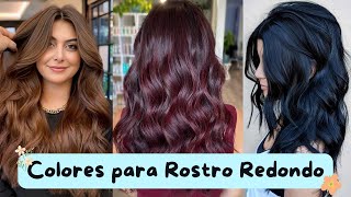 Colores de cabello para Rostro Redondo [upl. by Natfa]