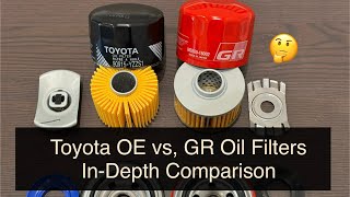 Toyota GR vs Base Oil Filter Teardown [upl. by Anselm180]