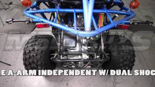 JET ULTRA OffRoad Go Cart 150cc AWESOME SUSPENSION Motobuys [upl. by Musa911]