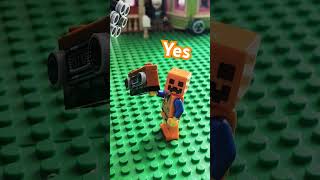 Robot comes to destroy Lego City so had to do it to them legostopmotion legoanimation [upl. by Leicester]