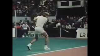 Bjorn Borg learne super backhand 2 [upl. by Yelak]