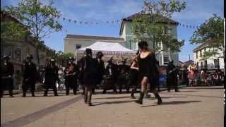 Beltane Border Morris dance the show spot at Teignmouth Folk Festival 2014 [upl. by Helve]