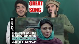 Gulon Mein Rang Bhare Arijit Singh Haider Vishal Bhardwaj AFGHAN REACTION [upl. by Odo165]