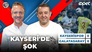 Kayserispor 0  0 Galatasaray Maç Sonu  Nihat Kahveci Nebil Evren  Gol Makinası [upl. by Dorothi]