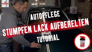 Autopflege Tutorial Stumpfen Lack aufbereiten [upl. by Namharludba]