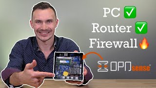 Lets make a Router Firewall  How to install OPNsense on a PC [upl. by Ialokin]