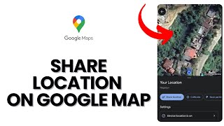 How to Share Location on Google Maps 2024 [upl. by Ahsiad]