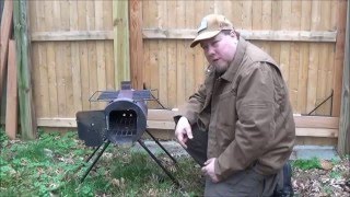 MILITARY CAMPING WOOD COOKING STOVETENT HEATER PART 2 UPGRADES [upl. by Blankenship216]