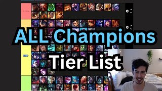 ALL Champions Pro Play Tier List League of Legends tierlist leagueoflegends lolesports [upl. by Theola521]