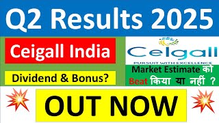 CEIGALL Q2 results 2025  CEIGALL INDIA results today  CEIGALL Share News  CEIGALL latest news [upl. by Bohlen]