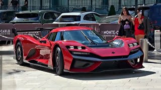 Supercars in Monaco 2024  Zerouno Mansory invasion Monza SP2 300 SLR Giannetti LaFerrari [upl. by Yenaiv]