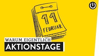 Warum gibt es so viele Aktionstage  WARUM EIGENTLICH [upl. by Hartfield]