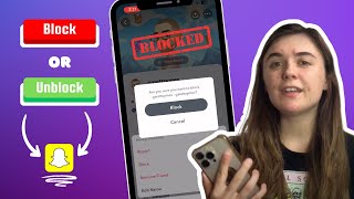 How to block and unblock someone on Snapchat [upl. by Sitof]