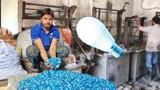 Mass Production of LED Blub Holder  How TO Make a LED Blub Holder in Pakistan techmanufacturer [upl. by Suravaj157]