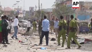 Raw Hotel Attacked in Mogadishu Somalia [upl. by Steady294]