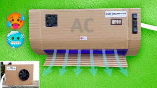 How to make AC  Smart Air Conditioner At Home  Powerful AC [upl. by Abibah219]