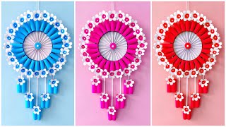 Unique Flower Wall Hanging  Quick Paper Craft For Home Decoration  Easy Wall Mate  DIY Wall Decor [upl. by Calv]