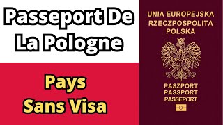 Passeport De La Pologne  Pays Sans Visa 2024 [upl. by Oinimreh29]