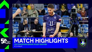 Highlights I Aluron CMC Warta ZAWIERCIE vs Grupa Azoty KĘDZIERZYNKOŹLE  CEV CL Volley 2023 [upl. by Neroc]